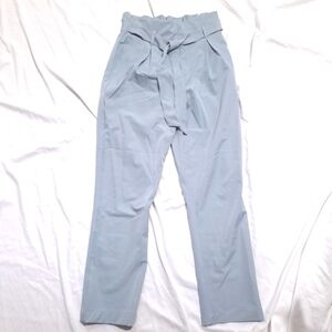 Street wear society | Pastel blue stretchy waist tie up women's pant
